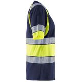 Blåkläder - 3410-1030 - T-Shirt - High Vis Marine/High Vis Geel - Katoen/Polyester