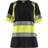 Blåkläder - 3410-1030 - T-Shirt - High Vis Marine/High Vis Geel - Katoen/Polyester