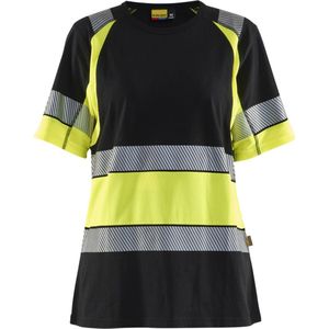 Blåkläder - 3410-1030 - T-Shirt - High Vis Marine/High Vis Geel - Katoen/Polyester