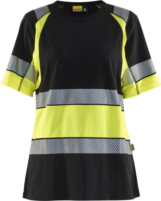 Blaklader 3410-1030 hirt High Vis - Zwart High Vis Geel