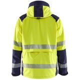 Blåkläder 4435-1987 Shelljack High Vis High Vis Geel/Marineblauw maat 4XL