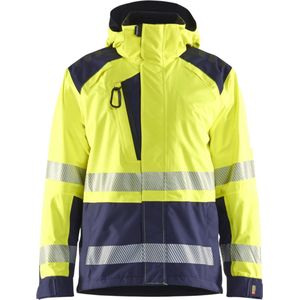 Blåkläder 4435-1987 Shelljack High Vis High Vis Geel/Marineblauw maat 4XL