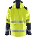 Blåkläder 4435-1987 Shelljack High Vis High Vis Oranje/Marineblauw maat 4XL