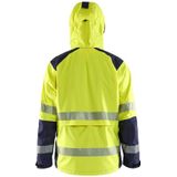 Blåkläder 4435-1987 Shelljack High Vis High Vis Oranje/Marineblauw maat 4XL