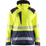 Blåkläder 4435-1987 Shelljack High Vis High Vis Oranje/Marineblauw maat 4XL