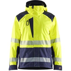 Blåkläder 4435-1987 Shelljack High Vis High Vis Oranje/Marineblauw maat 4XL