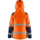 Blåkläder - 4456-1987 - Dames Winterjas - Oranje/Marineblauw - High Vis