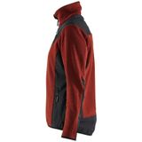 Blaklader 5943-2536 Dames gebreid vest met softshell - Herfstgroen/Zwart
