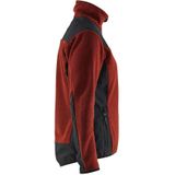 Blaklader 5943-2536 Dames gebreid vest met softshell - Herfstgroen/Zwart