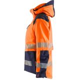 Blåkläder - 4436-1987 - Shelljack - Oranje/Marineblauw - Dames - High Vis