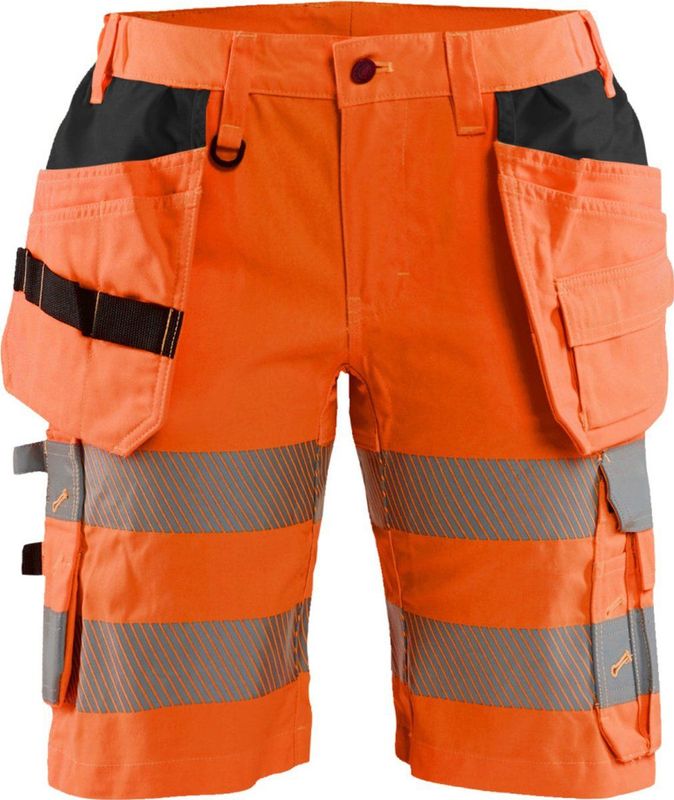 Blaklader Dames High Vis short met stretch 7186-1811 - High Vis Oranje
