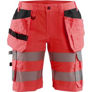 Blaklader Dames High Vis short met stretch 7186-1811 - High Vis Rood