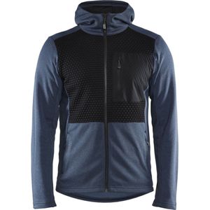 Blaklader 3540-2533 Hoodie met hele rits - Gevoelloos Blauw/Zwart