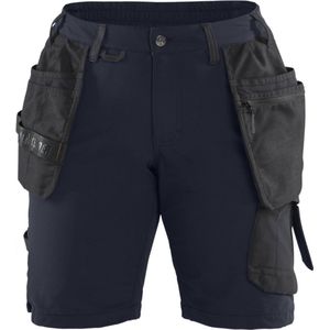 Blåkläder - 7183-1645 - Dames Short - Donker Marineblauw/Zwart - 4-weg Stretch