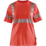 Blaklader 3502-2537 Dames T-shirt High Vis - High Vis Rood