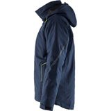 Blåkläder 4484-1917 Lichtgewicht gevoerde winterjas 4-weg stretch Donker marineblauw/High vis geel maat 4XL