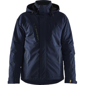 Blåkläder 4484 winterjas 4-weg stretch - blauw/zwart maat XL