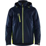 Blåkläder - 4890-1977 - Lichtgewicht Winterjas - Donker Marineblauw/High Vis Geel