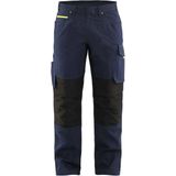 Blåkläder - 1495-1330 - Werkbroek - Donker Marineblauw/High Vis Geel - Stretch