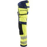 Blåkläder - 1122-1648 - High Vis Werkbroek - Geel/Marineblauw - 4-weg Stretch