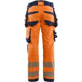 Blåkläder - 1122-1648 - High Vis Werkbroek - Oranje/Marineblauw - 4-weg Stretch