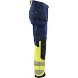 Blåkläder - 1125-1648 - High Vis Werkbroek - Marine/High Vis Geel - 4-weg Stretch