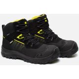 Blåkläder 2479-0000 STORM Hoge Veiligheidsschoen Zwart/High Vis Geel - Waterdicht - Metaalvrij - Reflecterende Draden