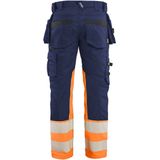 Blåkläder - 1130-1149 - High Vis Werkbroek - Marineblauw/Oranje