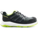 Blåkläder - 2402-0000 SPRINTER - Veiligheidsschoen - Zwart/Limoengroen - Textiel