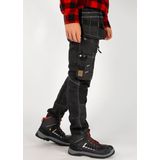 Blåkläder 1990-1141 Werkbroek denim stretch X1900 Medium Grijs/Zwart maat C146