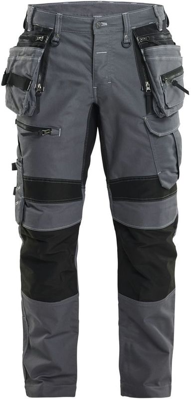 Blåkläder 1990-1141 Werkbroek denim stretch X1900 Medium Grijs/Zwart maat C146