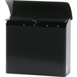 V-Part Brievenbus - Staal - Antracietkleurig - Wandgemonteerd met Cilinderslot