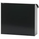 V-Part Brievenbus - Staal - Antracietkleurig - Wandgemonteerd met Cilinderslot