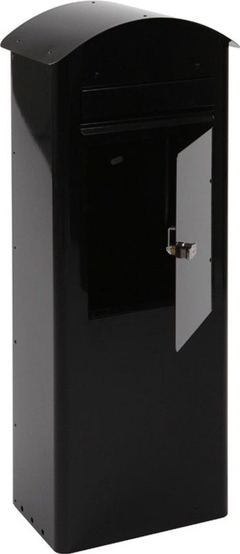 V-part Kolombrievenbus Rooftop 37,5 X 98,5 Cm Rvs Zwart