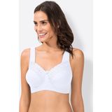 Miss Mary of Sweden - Broderie Anglaise - Comfortbeha zonder Beugel - Wit - 90D