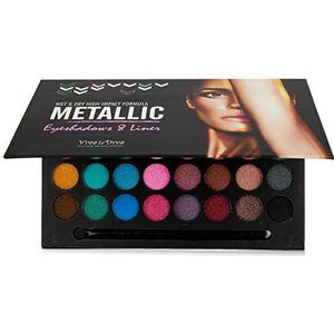 Viva La Diva Metallic oogschaduw & liner palet