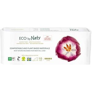 Eco by Naty Kraamverband voor Vrouwen - Zwangerschaps- en postpartum pads voor kraamzorg en herstel, absorberend en lekbeschermend (10 Stuks)