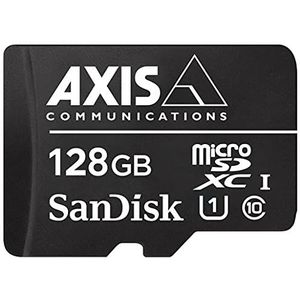 Axis 01678-001 128 GB MicroSDXC klasse 10 Flash-geheugen (128 GB, micro-SDXC, klasse 10, 80 MB/s, zwart, wit)