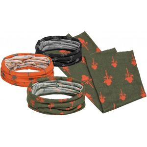 Hoofdsjaal 3-pack - Oranje/Groen/Zwart