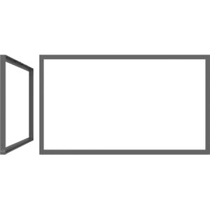 SMS 82L/P Casing Frame DG Smart Media Solutions 82L/P, W126001927 (Smart Media Solutions 82L/P Casing Frame DG, Cover, antraciet, 2.08 m (82), Max Display Dimensies: 1858)