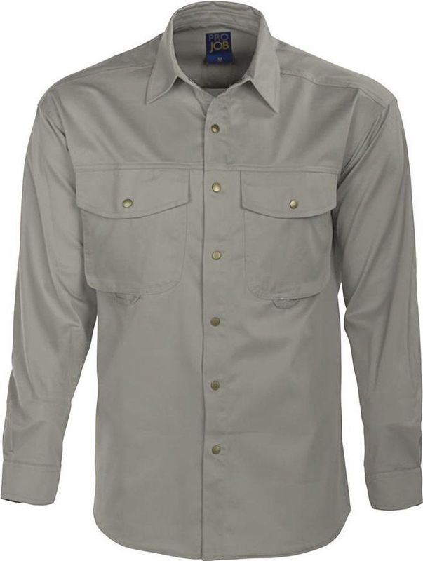 Projob - 5203 - Hemd - Marine - Lange Mouwen
