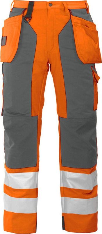 Projob 6506 Werkbroek - ISO 20471 Klasse 2 Oranje/Grijs maat C152