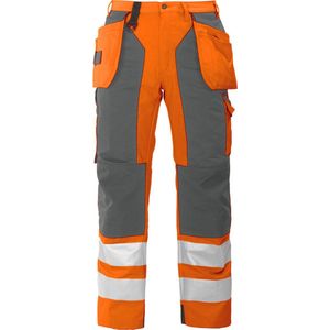 Werkbroek - Geel - Polyamide Tricot - Waterdicht - Reflecterende Stripen