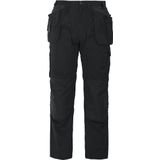 Projob 5512 Broek Met Kniezakken en Spijkerzakken 645512 - Zwart