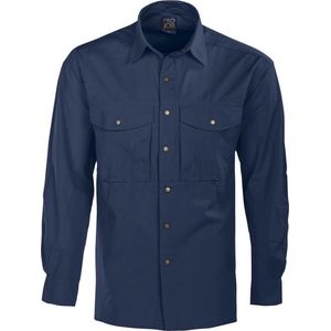 Projob - 5210 - Overhemd - Marineblauw - Katoen - Lange Mouwen