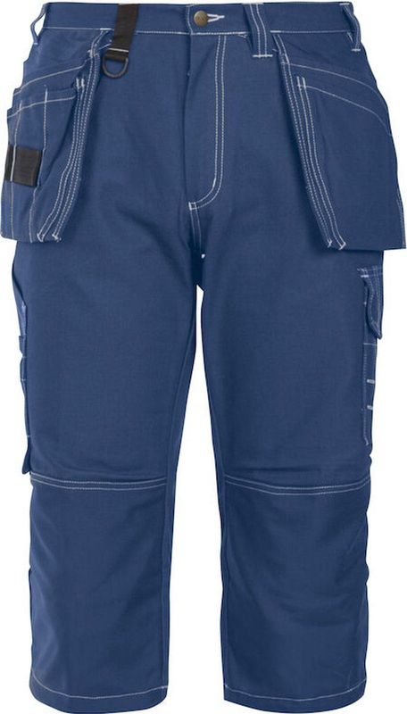 Projob 5517 Piratenbroek Met Kniezakken en Spijkerzakken 645517 - Projob Blauw
