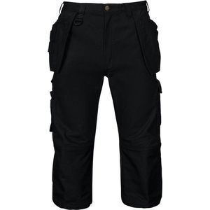 Projob 5517 Piratenbroek Met Kniezakken en Spijkerzakken 645517 - Zwart