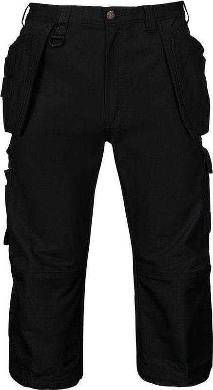 Projob 5517 Piratenbroek Met Kniezakken en Spijkerzakken 645517 - Zwart