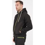 Projob werkvest met kap 2116 zwart maat L