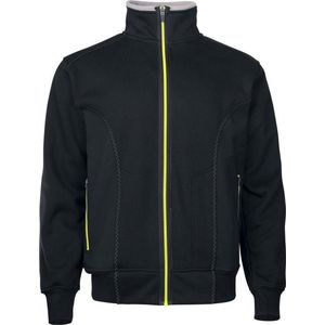 ProJob 2121 SWEATER LANGE RITS 642121 - Zwart